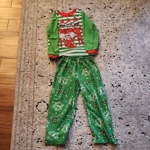 Green Elf Pajama Set